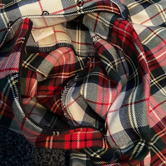 Plaid Midi Skirt with belt - Picture 7 of 8